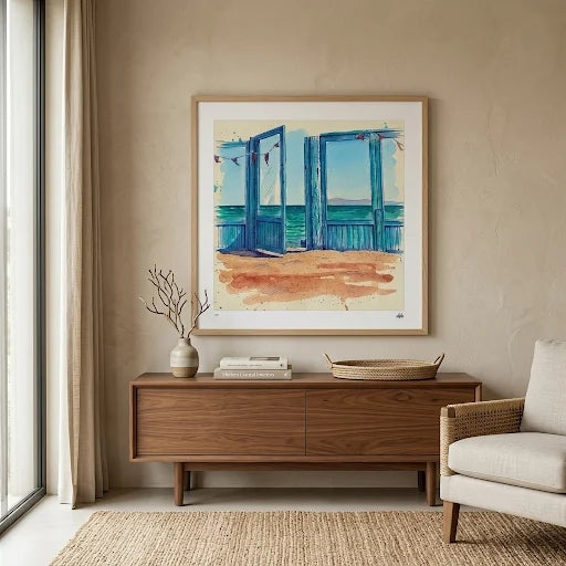 INDEX 11 | Blue Vantage by Atelier INDEX, shown in an interior mockup (view 2)