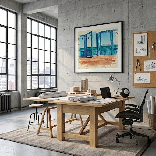 INDEX 11 | Blue Vantage by Atelier INDEX, shown in an interior mockup (view 5)